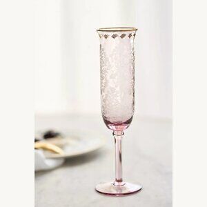 NEW Sinna Flutes, Set of 4 - Pink by Anthropologie